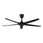 ALPHA COSA 56'' 5 ABS BLADE R/CONTROL CEILING FAN WITH DC MOTOR & 12 SPEED - MATT BLACK | CX20-5B/56-MATT BLACK